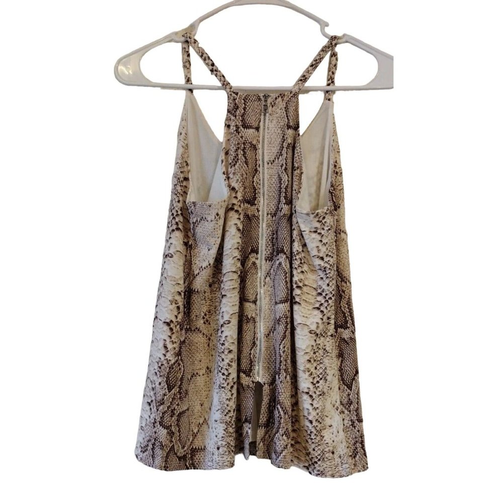Bar Iii Essentials Womens Xs Snake Python Halter … - image 2